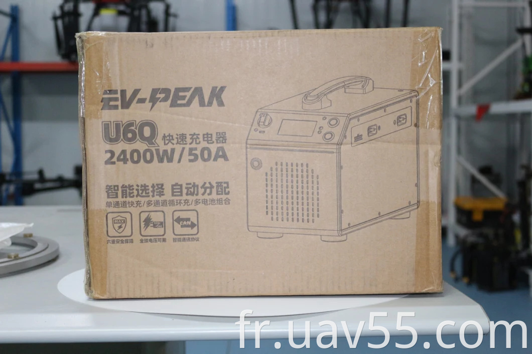 EV-Peak U6Q Chargeur de batterie Lipo 3000W 60a Charger de balance intelligent pour Lipo LIHV